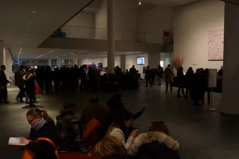at the museum of modern art at the museum of modern art