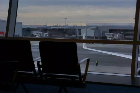 NYC Skyline from JFK NYC Skyline from JFK