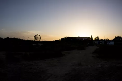 Sundown at the Ecovillage Tamera, Portugal Sundown at the Ecovillage Tamera, Portugal