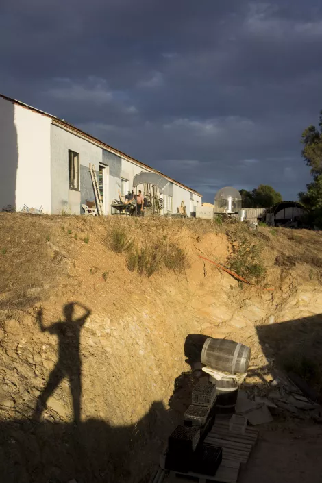 "Self portrait" during sundown in Tamera, Portugal "Self portrait" during sundown in Tamera, Portugal