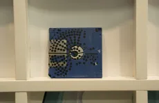 Flower V - 3.5" floppy disk contemporary artwork Flower V - 3.5" floppy disk contemporary artwork