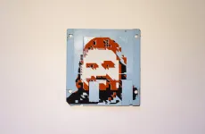 silk screened 3.5" floppy disk - artwork - Pekka I silk screened 3.5" floppy disk - artwork - Pekka I