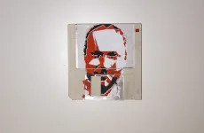 silk screened 3.5" floppy disk - artwork - Seppo silk screened 3.5" floppy disk - artwork - Seppo