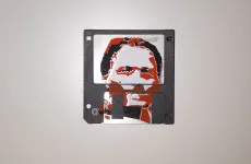 silk screened 3.5" floppy disk - artwork - Olaf Printmaster Guru silk screened 3.5" floppy disk - artwork - Olaf Printmaster Guru