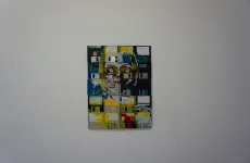 Silk screen on floppy disks - Lumia - modern artwork Silk screen on floppy disks - Lumia - modern artwork