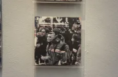 Protesting - Contemporary artwork - silk screened on 3.5" floppy disk Protesting - Contemporary artwork - silk screened on 3.5" floppy disk