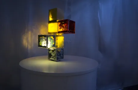 die Wabe, analog interactive sculpture by Dominik Jais die Wabe, analog interactive sculpture by Dominik Jais
