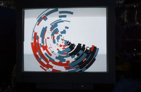 Shapes of mine - interactiv generative art installation by Dominik Jais Shapes of mine - interactiv generative art installation by Dominik Jais